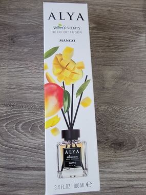 Alya Mango Reed Diffuser - Yellow, Green, Black, White